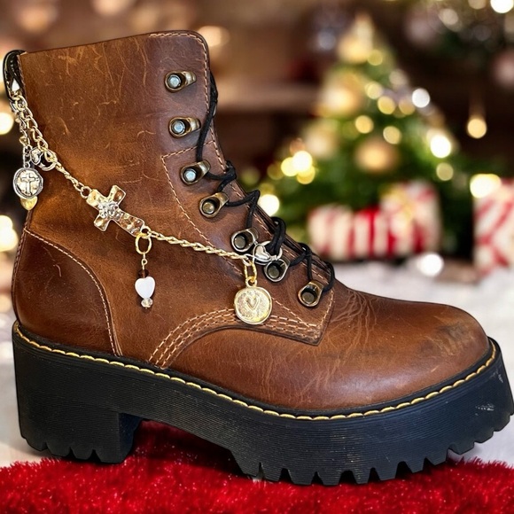 Boot jewelry, boot bracelet, boot accessory, boot chain, boot chain, faith charm - Picture 12 of 17